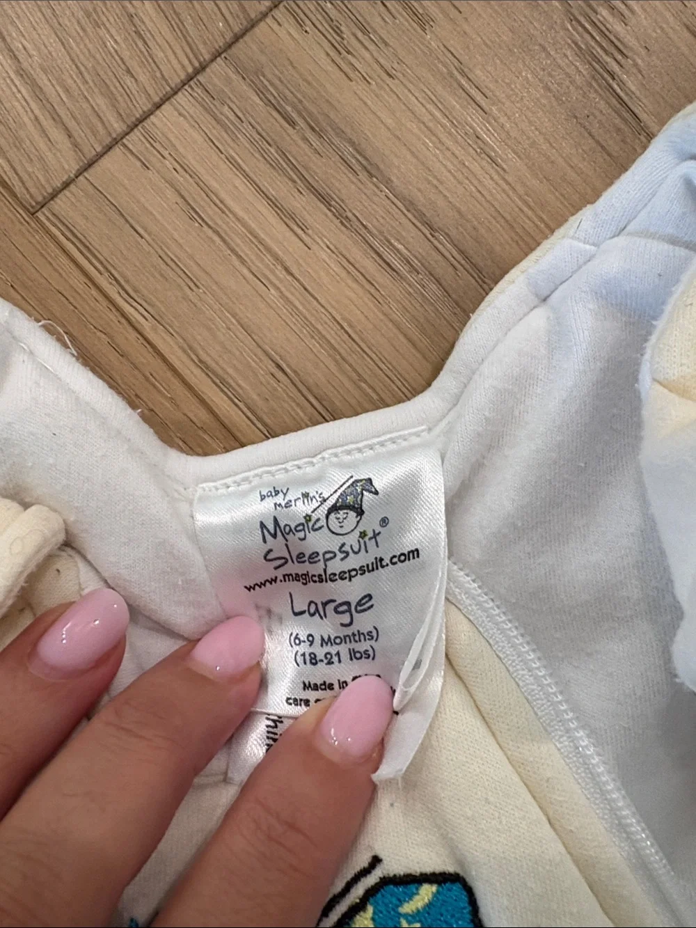 Baby Merlin’s magic sleep suit